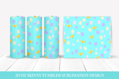 Easter Tumbler Wrap Sublimation. Easter Tumbler Design 026 Product Image 1