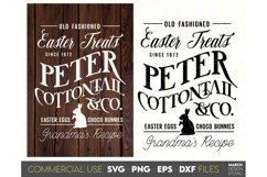 Easter Farmhouse Sign SVG, Easter SVG, Peter Cottontail SVG Product Image 1