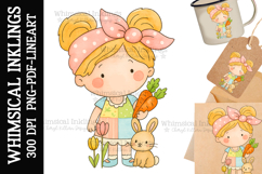 Easter Alice Sublimation Clipart Product Image 1