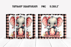 Cute Easter animal tumbler sublimation | Spring tumbler PNG Product Image 1