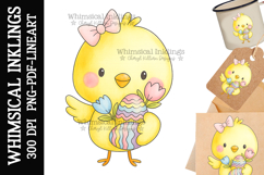 Easter Chick Sublimation Clipart Product Image 1