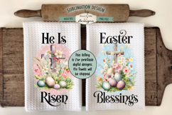 Easter Kitchen Towel Bundle | 16 PNG Files For Sublimation Product Image 6