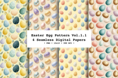 Easter Eggs Seamless Pattern Vol.1.1 - 4 PNG Product Image 1