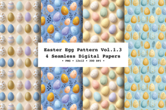 Easter Eggs Seamless Pattern Vol.1.3 - 4 PNG Product Image 1