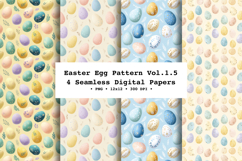 Easter Eggs Seamless Pattern Vol.1.5 - 4 PNG Product Image 1