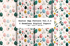 Easter Eggs Seamless Pattern Vol.2.4 - 4 PNG Product Image 1