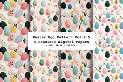 Easter Eggs Seamless Pattern Vol.2.5 - 4 PNG Product Image 1