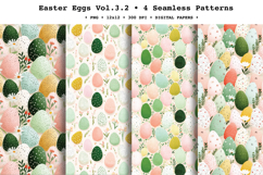 Easter Eggs Seamless Pattern Vol.3.2 - 4 PNG Product Image 1
