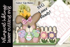 Easter Egg Bunny SVG For Laser Cutting Product Image 1