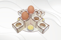 Easter eggs stand holder, svg dxf laser cut Easter Display Product Image 5