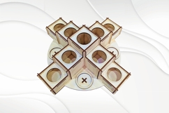 Easter eggs stand holder, svg dxf laser cut Easter Display Product Image 2