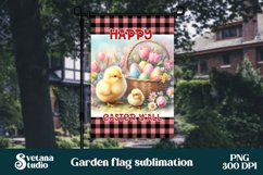 Easter chicken flag PNG design | Easter garden flag PNG Product Image 1