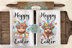 Easter Kitchen Towel Bundle | 16 PNG Files For Sublimation Product Image 8