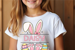 Easter Bunny Frame, Easter Sublimation, Bunny Ears PNG Product Image 2