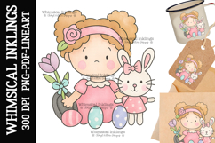 Easter Sweetie Sublimation Clipart| DTF Clipart Product Image 1