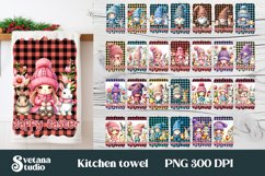 Easter gnome kitchen towel bundle | Kitchen towel PNG Product Image 1