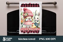 Easter gnome kitchen towel bundle | Kitchen towel PNG Product Image 8