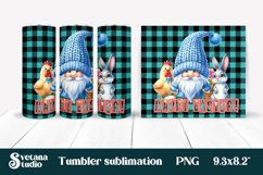 Cute gnome tumbler flower sublimation | Easter tumbler Product Image 1