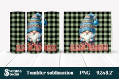 Cute gnome tumbler flower sublimation | Easter tumbler Product Image 1