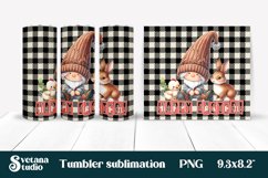 Cute gnome tumbler flower sublimation | Easter tumbler Product Image 1