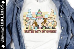 Easter With My Gnomies -Easter Gnomes Sublimation Clipart Product Image 1
