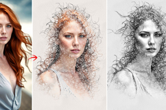 Photoshop Chaotic Lines Photo Effect Product Image 3
