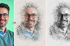 Photoshop Chaotic Lines Photo Effect Product Image 5