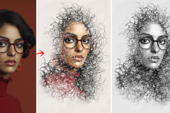 Photoshop Chaotic Lines Photo Effect Product Image 6