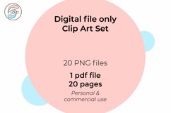 Boho Stroke Shapes Clip Art Set Png Eps Product Image 2