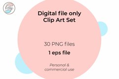 Christmas Set Clip Art Illustration Winter Product Image 2