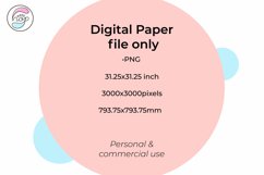 Bohemian Flowers Digital Paper Set Product Image 2