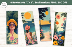 Easy Summer Bookmark , Printable Crafts, 4 PNG Product Image 1