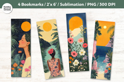 Easy Summer Bookmark , Printable Crafts, 4 PNG Product Image 1