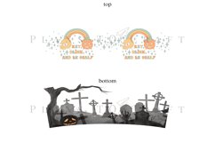 Bundle 6 Halloween 40oz Tumbler Sublimation Wrap SVG Product Image 7