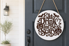 Eat Drink and Be Scary SVG File Product Image 2