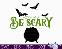 Farmhouse Halloween Round Sign, Eat Drink And Be Scary Svg Product Image 2