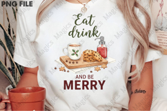 Eat Drink Merry Sublimation PNG Product Image 2