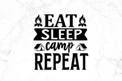 Eat sleep SVG, Camping SVG Design Product Image 2