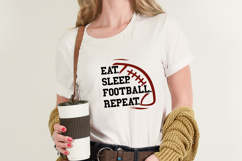 Eat Sleep Football Repeat SVG Quote Product Image 2
