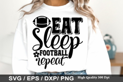 Football Mom Design - Eat Sleep Football Repeat Product Image 2