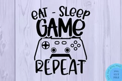 Eat Sleep Game Repeat Svg Gamer Svg Gaming Svg Gamer SVG Product Image 2