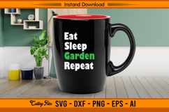 Eat Sleep Garden Repeat SVG for Gardening Lovers Product Image 3