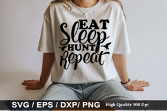 Hunting SVG Design - Eat Sleep Hunt Repeat Product Image 5