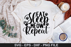 Funny Cat SVG Design - Crazy plant lady is the new cat lady Product Image 3