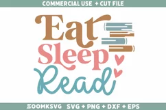 Reading SVG, Book Lover SVG, Book SVG, Book PNG, Retro SVG Product Image 1