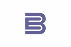 EB BE logo design vector template Product Image 1