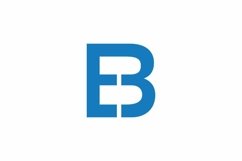 EB BE logo design vector template Product Image 1