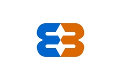 EB letter logo design. EB Product Image 1
