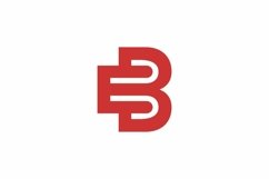 EB BE logo design vector template Product Image 1
