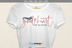 I've got a good heart, but this mouth | svg file, printable Product Image 1